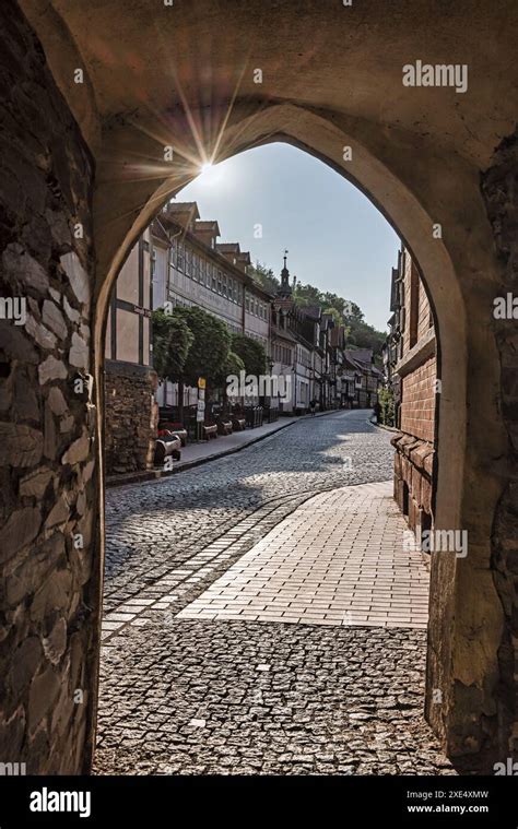 Historic European Town of Stolberg, Harz Mountains, Autumn